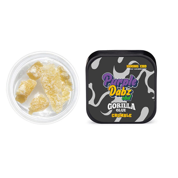 Purple Dabz by Purple Dank 1000mg CBD Crumble - Gorilla Glue (BUY 1 GET 1 FREE) - Image 1