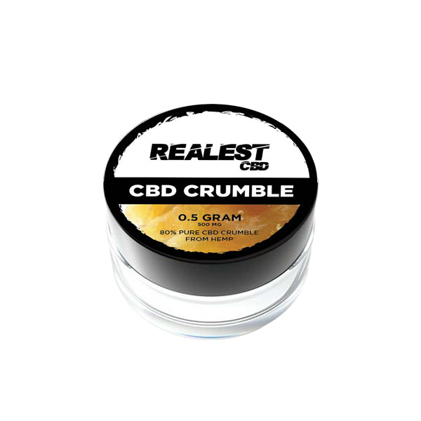 Realest CBD 500mg 80% Broad Spectrum CBD Crumble (BUY 1 GET 1 FREE) - Image 1