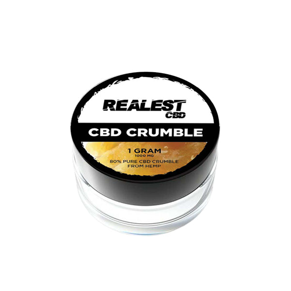 JWNZ0230.jpg Realest CBD 1000mg 80% Broad Spectrum CBD Crumble (BUY 1 GET 1 FREE) - Image 1