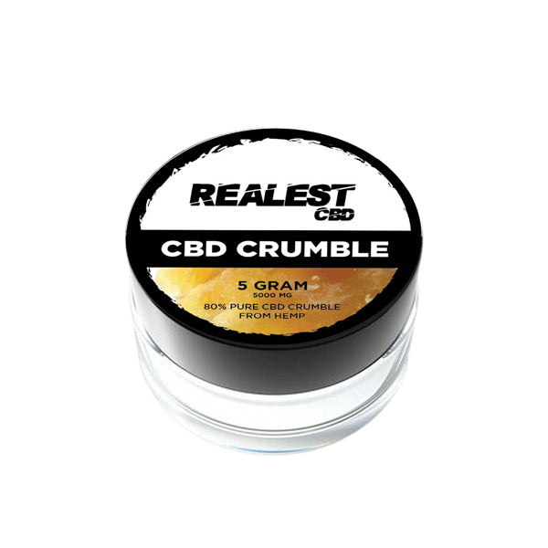 Realest CBD 5000mg 80% Broad Spectrum CBD Crumble (BUY 1 GET 1 FREE) - Image 1