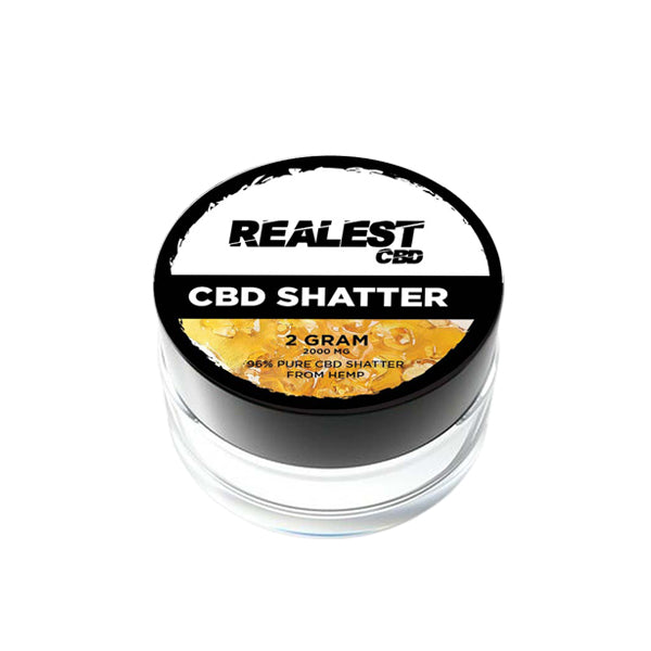 Realest CBD 2000mg Broad Spectrum CBD Shatter (BUY 1 GET 1 FREE) - Image 1