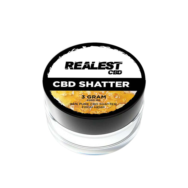 Realest CBD 3000mg Broad Spectrum CBD Shatter (BUY 1 GET 1 FREE) - Image 1