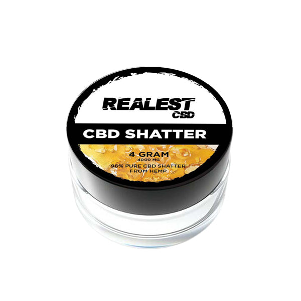 Realest CBD 4000mg Broad Spectrum CBD Shatter (BUY 1 GET 1 FREE) - Image 1