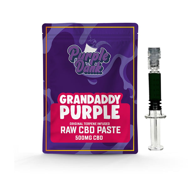 JWNZ0840.jpg Purple Dank 1000mg CBD Raw Paste with Natural Terpenes - Grandaddy Purple (BUY 1 GET 1 FREE) - Image 1