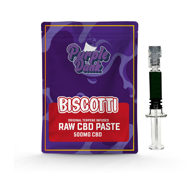 Purple Dank 1000mg CBD Raw Paste with Natural Terpenes - Biscotti (BUY 1 GET 1 FREE) - Image 1