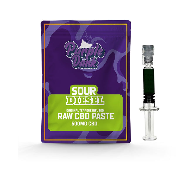 Purple Dank 1000mg CBD Raw Paste with Natural Terpenes - Sour Diesel (BUY 1 GET 1 FREE) - Image 1