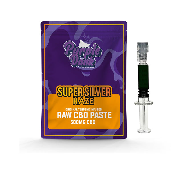 Purple Dank 1000mg CBD Raw Paste with Natural Terpenes - Super Silver Haze (BUY 1 GET 1 FREE) - Image 1
