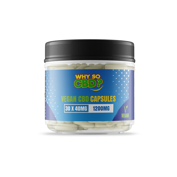 Why So CBD? 1200mg CBD Vegan Capsules - 30 Caps - Image 1