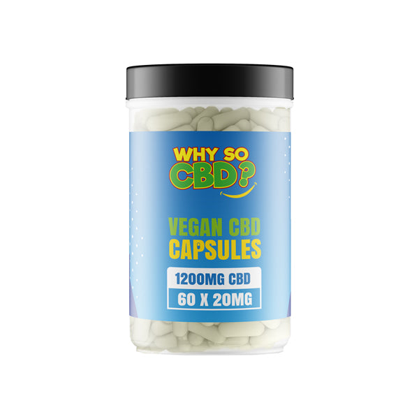 Why So CBD? 1200mg CBD Vegan Capsules - 60 Caps - Image 1