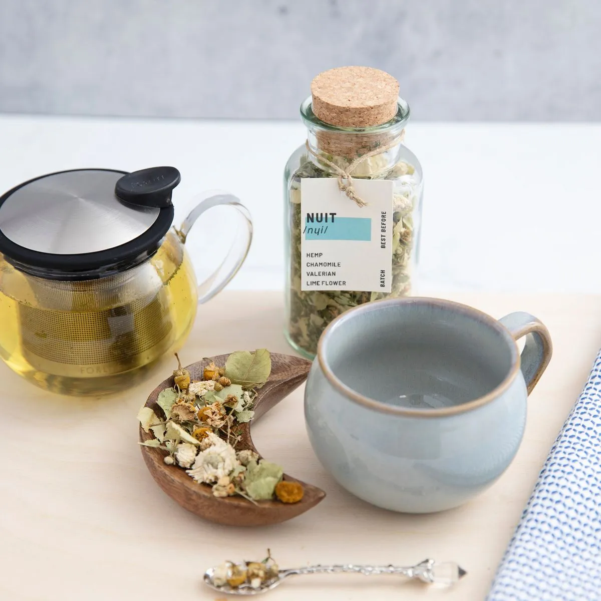 Luxury Hemp Tea Blend for Sleep - Nuit (large) Luxury Hemp Tea Blend for Sleep - Nuit (large)