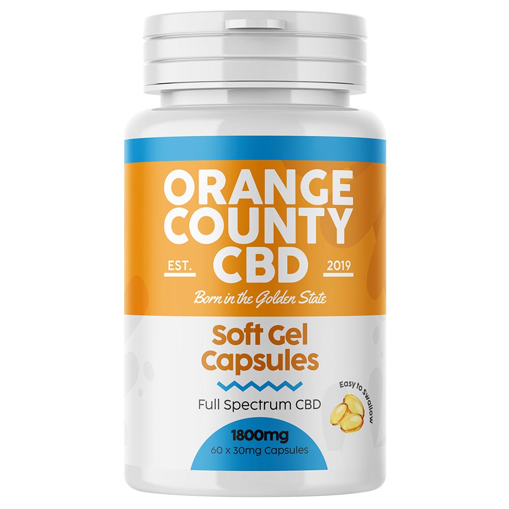 Orange County CBD Soft Gel Capsules - Image 1