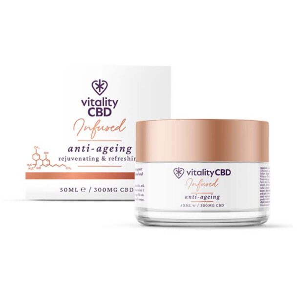 Vitality CBD Infused Anti Ageing Cream Nature Creations CBD and healthcare store