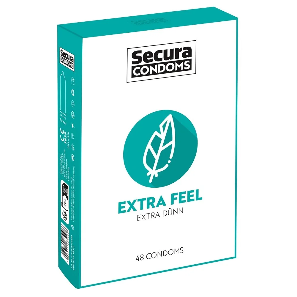 XT416509-1.jpg Secura Condoms 48 Pack Extra Feel - Image 1