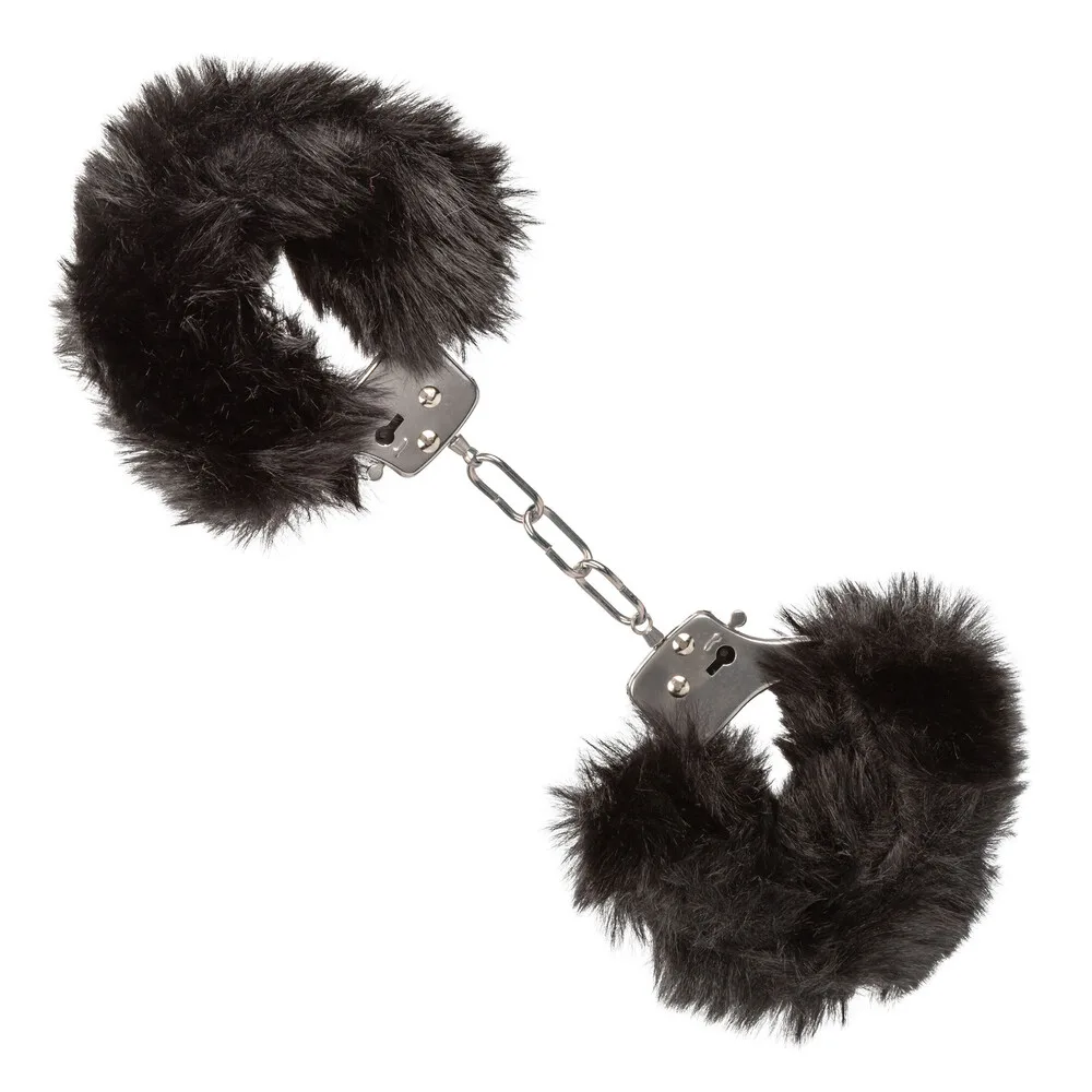 XTSE-2651-65-3-1.jpg Ultra Fluffy Furry Cuffs Black - Image 1