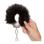 Ultra Fluffy Furry Cuffs Black - Image 3