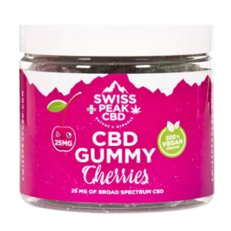 cbd Swiss Peak CBD Gummy Cherries Small Tub