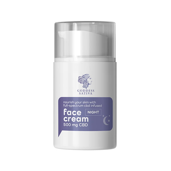 reakiro cbd nourishing night face cream 500mg