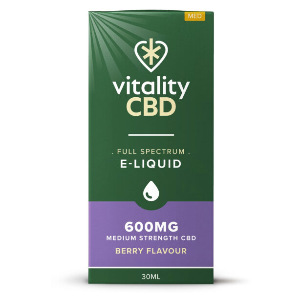 vitality cbd e liquid berry 600