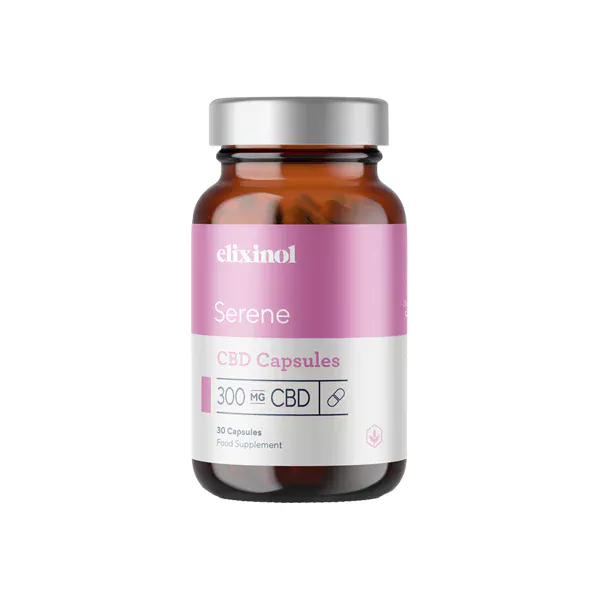 ELIXINOL 300MG CBD SERENE CAPSULES - naturecreations ELIXINOL 300MG CBD SERENE CAPSULES - 30 CAPS