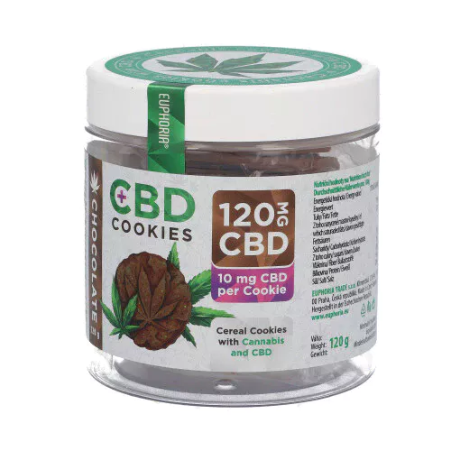 EUPHORIA CANNABIS COOKIES 120MG - CHOCOLATE