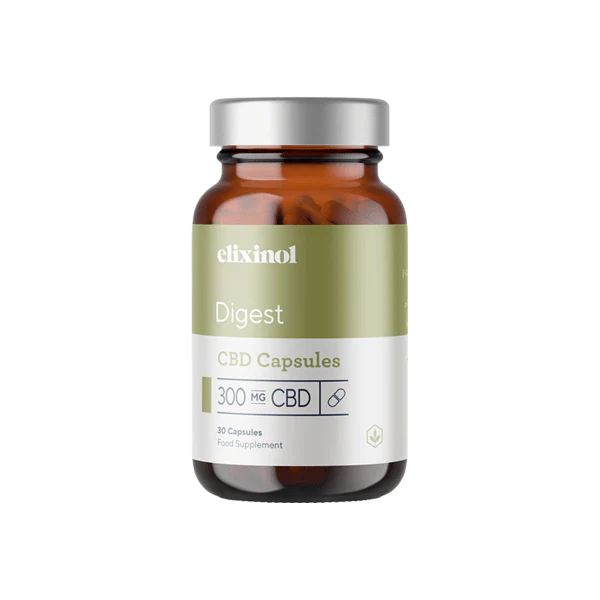Elixinol 300mg CBD Digest Capsules - 30 Caps Elixinol 300mg CBD Digest Capsules - 30 Caps