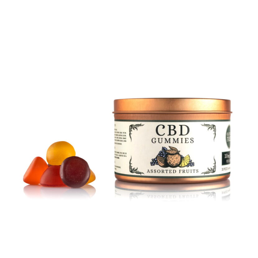 Green Stem CBD Gummies Tin Gummies