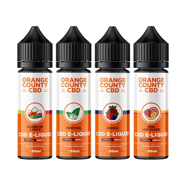 Orange County CBD 1500mg Broad Spectrum CBD E-liquid 50ml (50VG/50PG) - Image 10