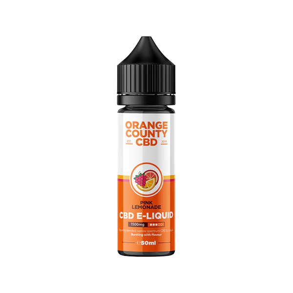 Orange County CBD 1500mg Broad Spectrum CBD E-liquid 50ml (50VG/50PG) - Image 2