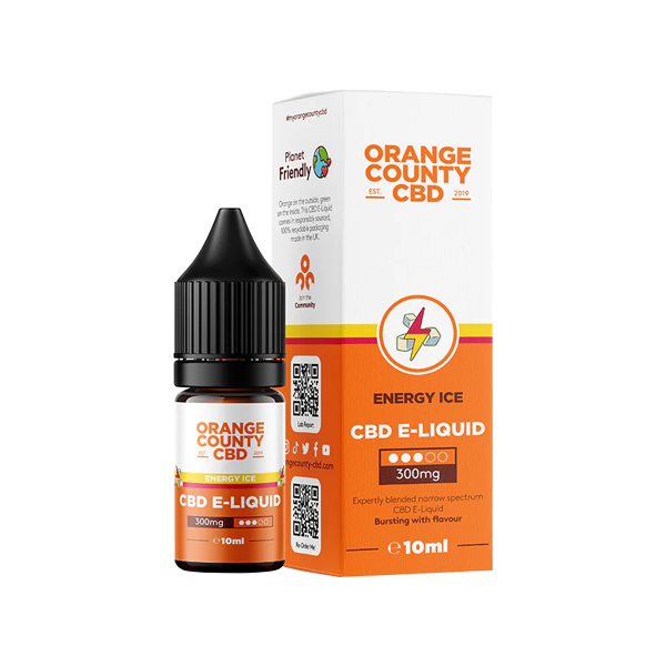 Orange County CBD 300mg Broad Spectrum CBD E-liquid 10ml (50VG/50PG) - Image 9