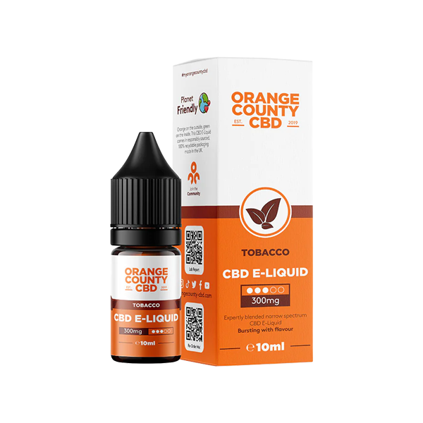 Orange County CBD 300mg Broad Spectrum CBD E-liquid 10ml (50VG/50PG) - Image 6