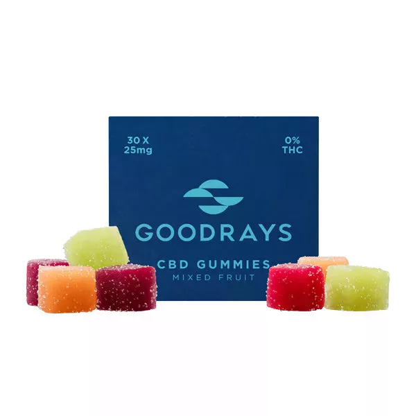 JWNAM0271X0284.jpg Goodrays 750mg CBD Mixed Gummies - 30 Pieces - Image 1