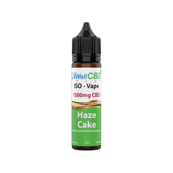 JWNAS0049X0066.png LVWell CBD Iso-Vape 1500mg CBD E-liquid 50ml (50VG/50PG) - Image 1