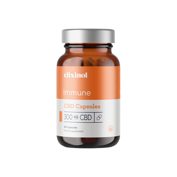 JWNBF0369X0048.png Elixinol 300mg CBD Immune Capsules - 30 Caps - Image 1