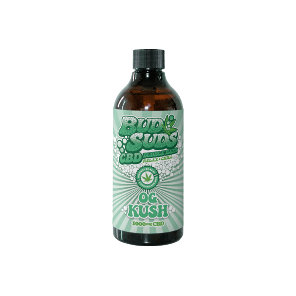 JWNBG0329X0388.png Bud Suds 1000mg CBD Bubble Bath - 300ml - Image 1