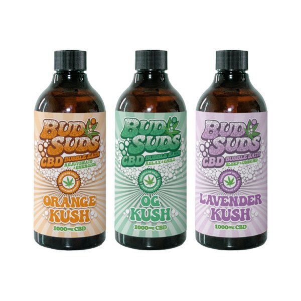 Bud Suds 1000mg CBD Bubble Bath - 300ml - Image 6