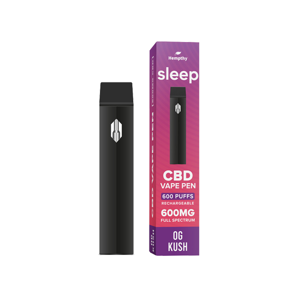 Hempthy 600mg CBD Disposable Vape Pen 600 Puffs - Image 2