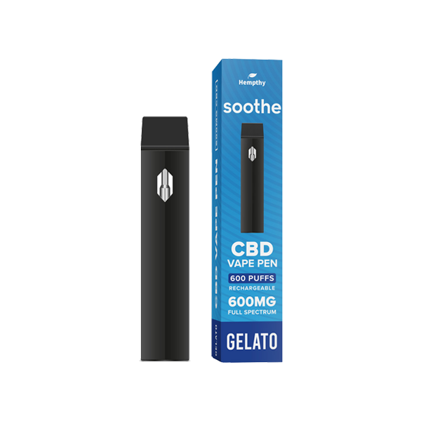 Hempthy 600mg CBD Disposable Vape Pen 600 Puffs - Image 3