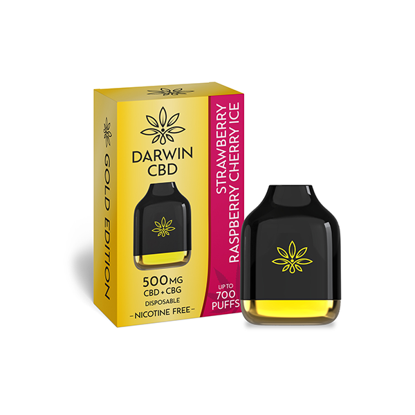 Darwin 500mg CBD + CBG Cube Disposable 700 Puffs - Image 1