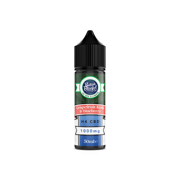 British Blissful 1000mg H4 CBD E-Liquid 50ml - Image 3