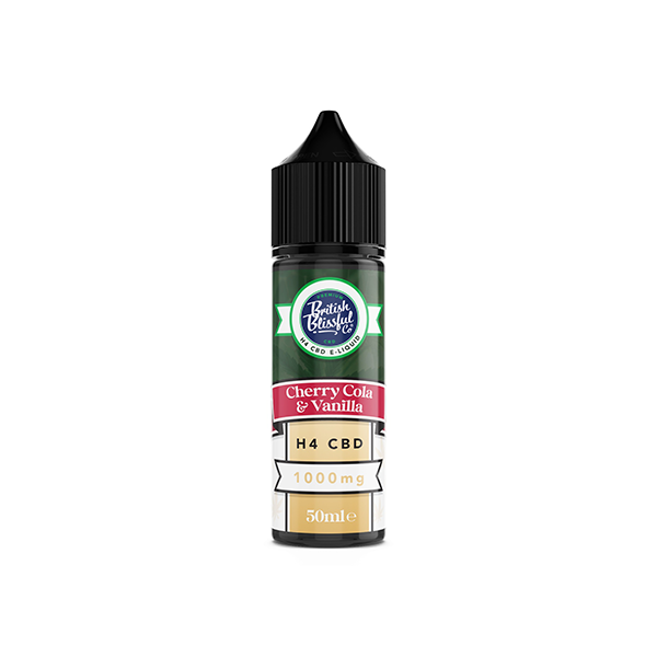 British Blissful 1000mg H4 CBD E-Liquid 50ml - Image 5