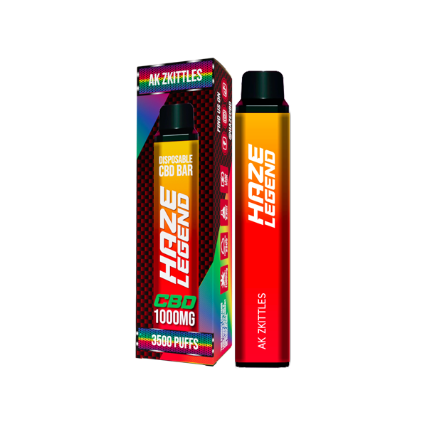 Haze Legend 1000mg CBD Disposable Vape Device 3500 Puffs - Image 4