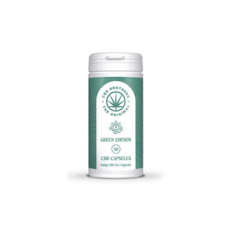 CBD Brothers Green Edition 420mg CBD-CBDA Vegan Capsules - 30 Caps