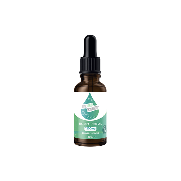 The CBD Expert 1200mg Cold Pressed CBD Oil 30ml - Image 1