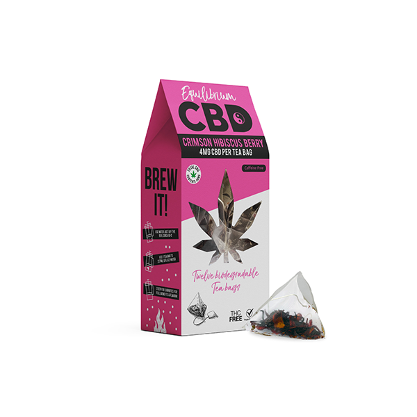 JWNEA0052X0483BTGOF.png Equilibrium CBD Full Spectrum Crimson Hibiscus Berry Tea Bags Box of 12 (BUY 2 GET 1 FREE) - Image 1