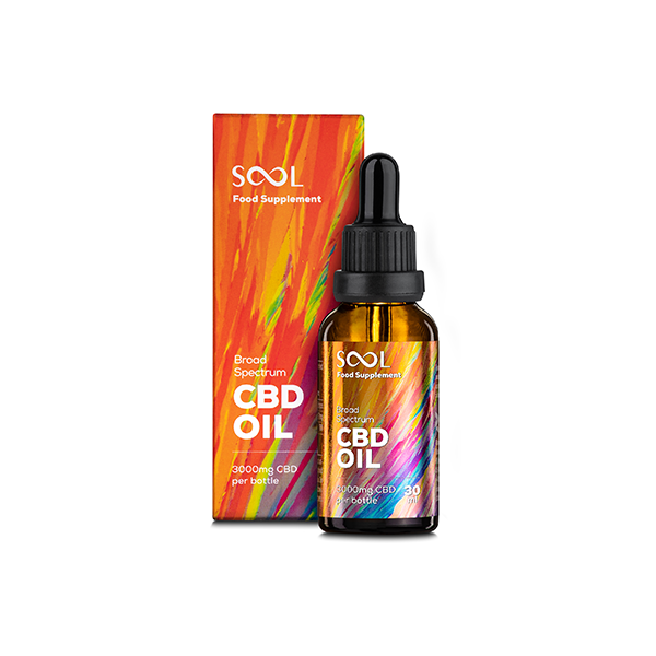 JWNEC0034Z0137BOGOF.png SOOL 3000mg Broad Spectrum 10% CBD Oil 30ml (BUY 1 GET 1 FREE) - Image 1