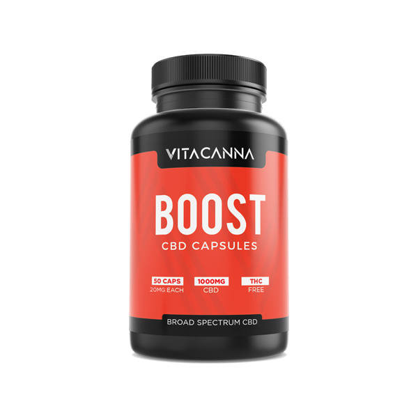 JWNZ2224_19.png Vita Canna 1000mg Broad Spectrum CBD Vegan Capsules - 50 Caps - Image 1