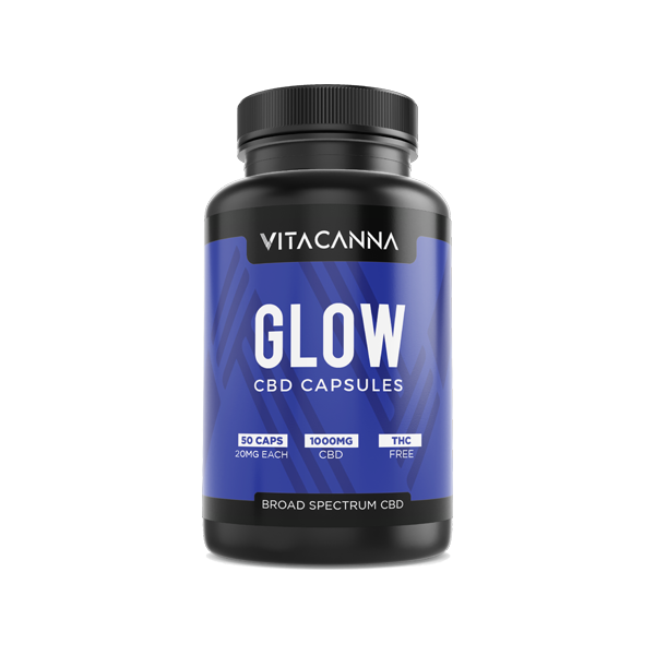 Vita Canna 1000mg Broad Spectrum CBD Vegan Capsules - 50 Caps - Image 2