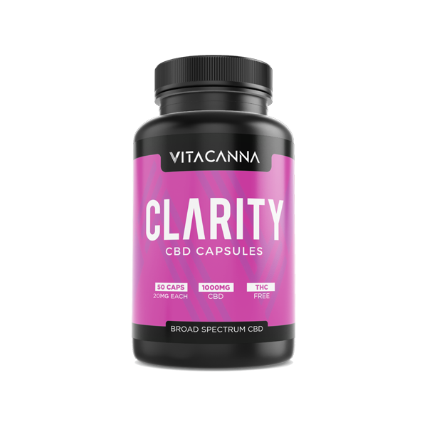 Vita Canna 1000mg Broad Spectrum CBD Vegan Capsules - 50 Caps - Image 5