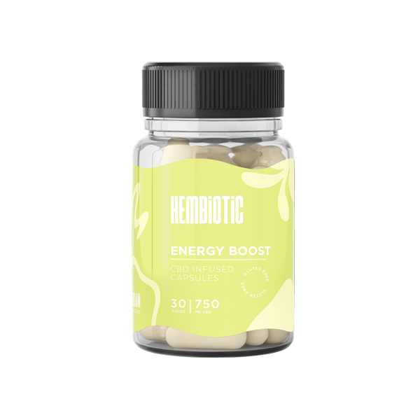 Hembiotic 750mg CBD Capsules - 30 Caps - Image 4