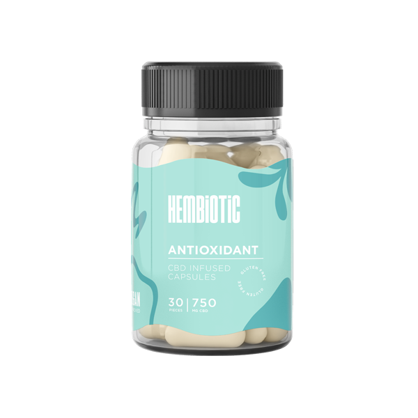 Hembiotic 750mg CBD Capsules - 30 Caps - Image 3